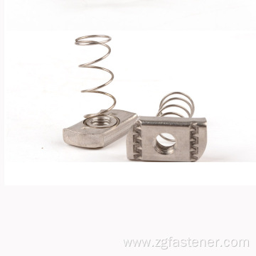 Stainless Steel Spring Nut Standard Size Spring Lock Nut Galvanized